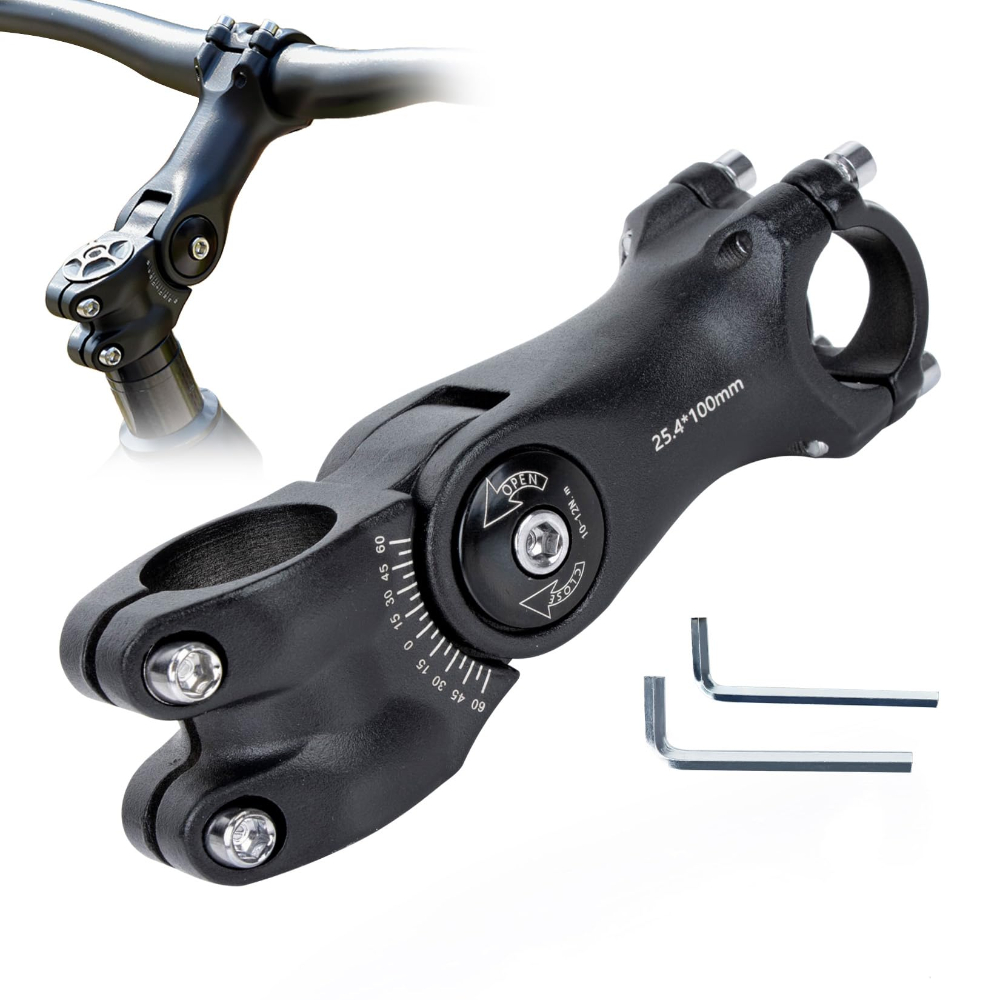 Bike Stem Riser - Adjustable Bike Stem Riser 100mm/120mm Handlebar