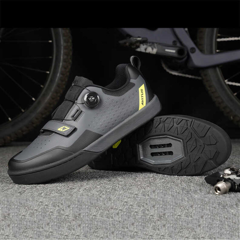 Clipless Mtb Shoes - AVITUS Men MTB Shoe with 2-Bolt