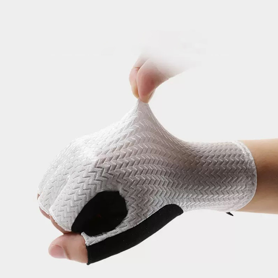 Cycling Gloves - Half Finger Cycling Gloves Breathable Anti-Slip