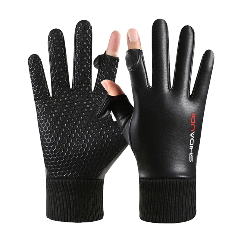 Cycling Gloves - Motorcycle Fleece Lining Thermal Gloves Touch