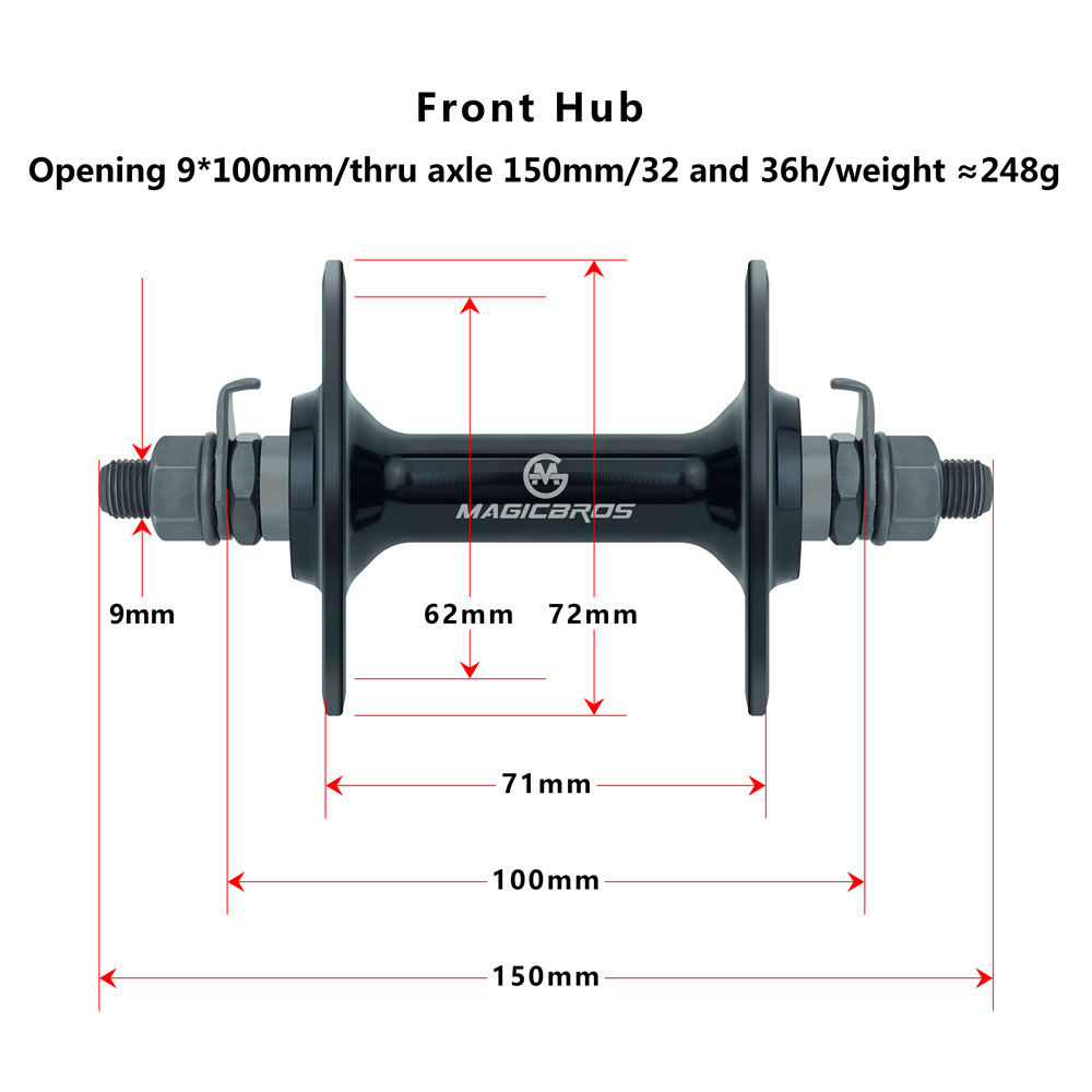 MAGICBROS Fixed Gear Bike Hub  - Cycling Gear Hub 评论和价格
