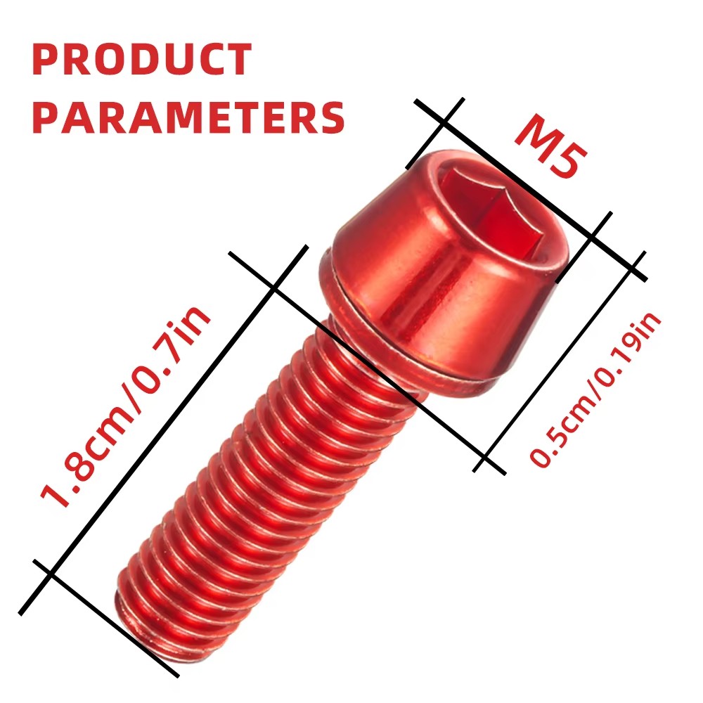 6pcs/set Bicycle Handlebar Scr - Bike Stem Riser 评论和价格