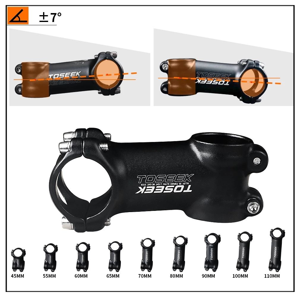 TOSEEK Ultralight Aluminum Bic - Bike Stem Riser 评论和价格