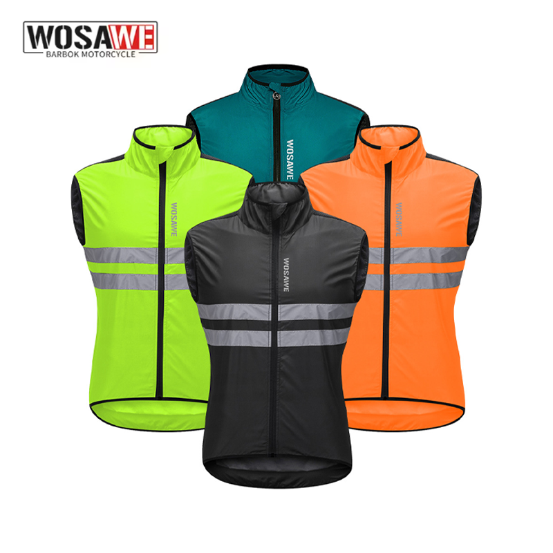 WOSAWE Men Cycling Windbreaker - Cycling Gear Vest 评论和价格