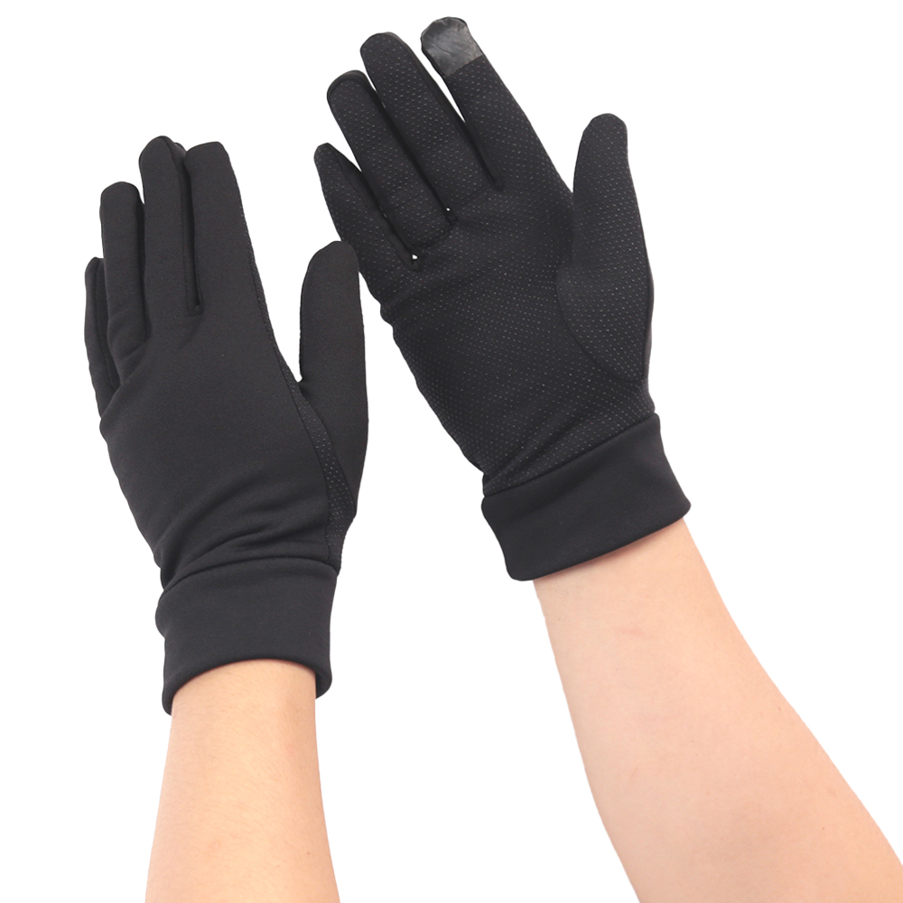 1pair Men Black Thin Thermal G - Cycling Gloves 评论和价格