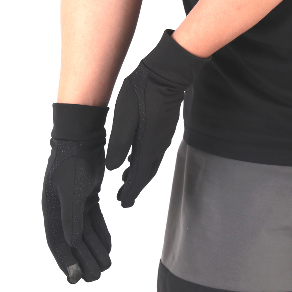1pair Men Black Thin Thermal G - Cycling Gloves 评论和价格