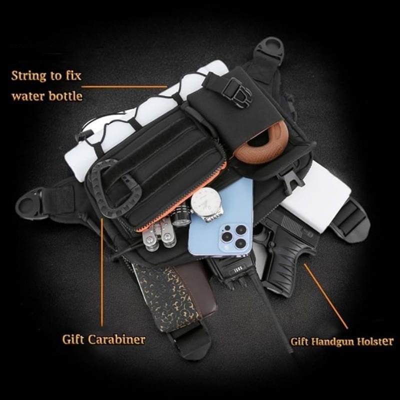 Tactical Chest Bag Men's Vest  - Cycling Gear Vest 评论和价格