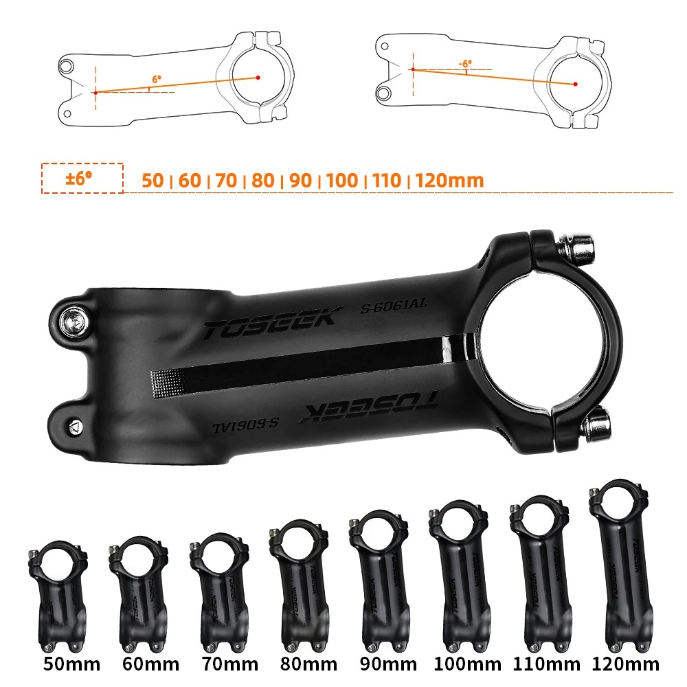 Toseek Lightweight Bike Power  - Bike Stem Riser 评论和价格
