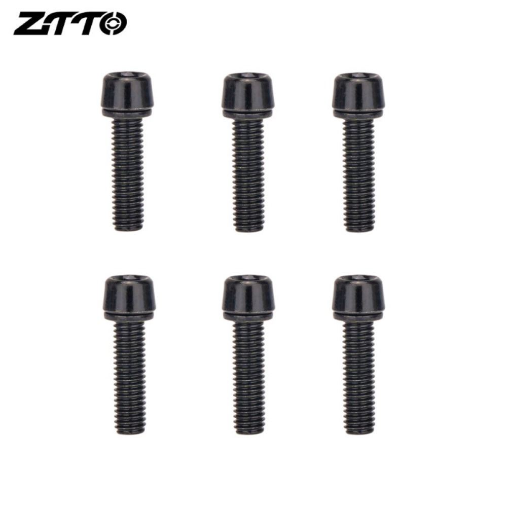 6pcs Titanium-plated Bicycle H - Bike Stem Riser 评论和价格