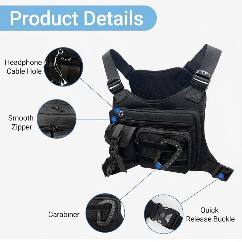 Tactical Chest Vest Pack Multi - Cycling Gear Vest 评论和价格