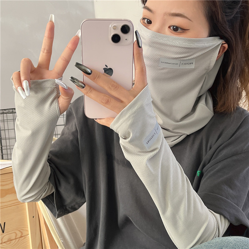 2Pcs Set Sun UV Protection Arm - Cycling Gloves 评论和价格
